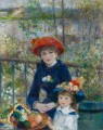 Dos hermanas en la terraza Renoir
